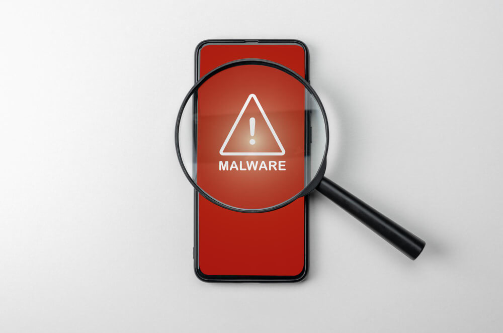 phone with malware